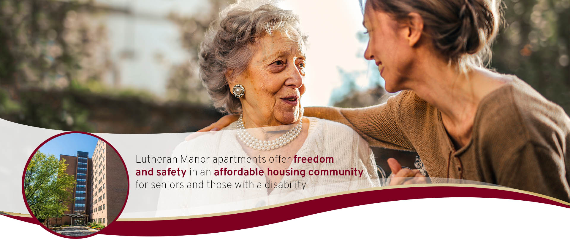 Lutheran manor apartments offer freedom and safety in affordable housing community.