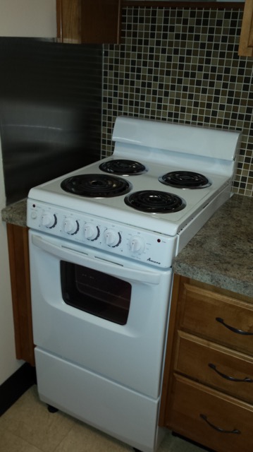 Accessible One Bedroom Apartment Stove