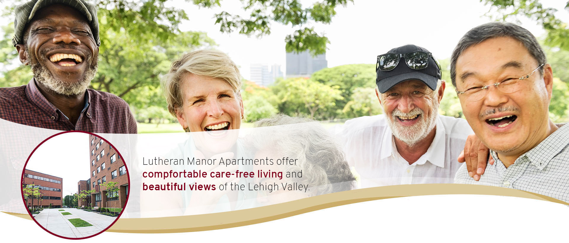 comfortable care-free living and beautiful views of the Lehigh Valley.