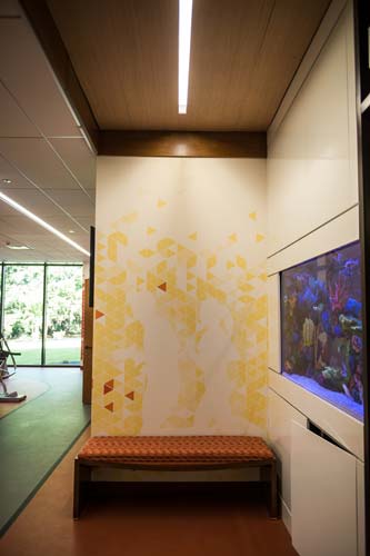 Fish Tank in Wellness Center at Lutheran Manor of the Lehigh Valley