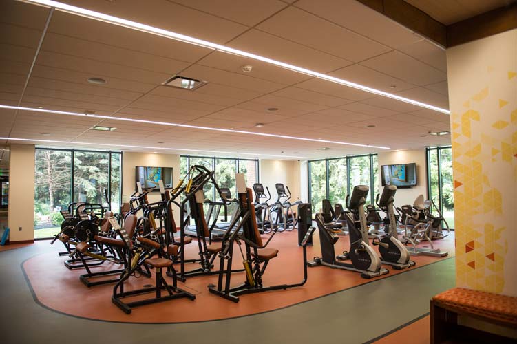 Full Size Gym in Wellness Center at Lutheran Manor of the Lehigh Valley