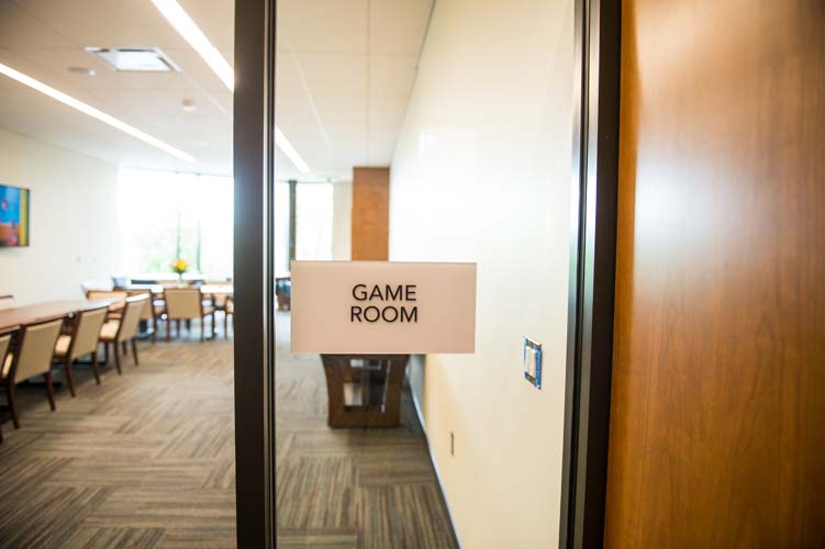 Game Room in Wellness Center at Lutheran Manor of the Lehigh Valley